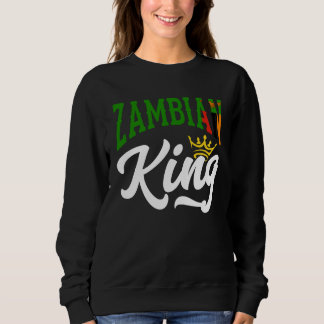 Zambian King Zambian Zambia Zambian Flag T Shirt