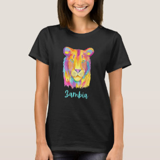 Zambias Afrikanska Lejon Vilda Liv Och Natur T Shirt