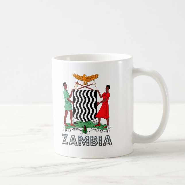 Zambisk Emblem Kaffemugg (Höger)