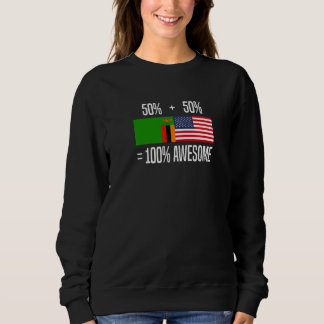Zambiska rötter Zambia Zambisk Amerikan Premium T Shirt