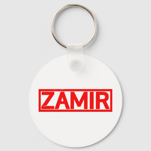 Zamir Frimärke Nyckelring (Framsida)