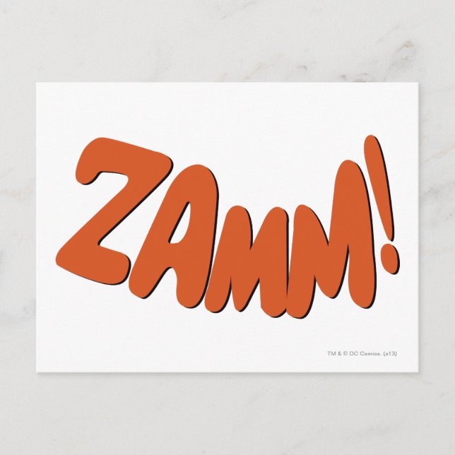ZAMM! VYKORT (Framsida)