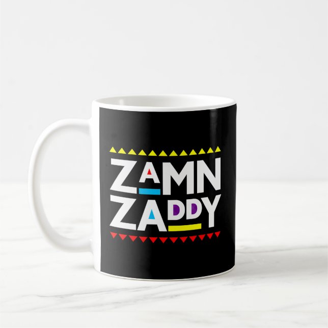 Zamn Zaddy Zamm Pappa Zamn Zaddy Zammm Kaffemugg (Vänster)