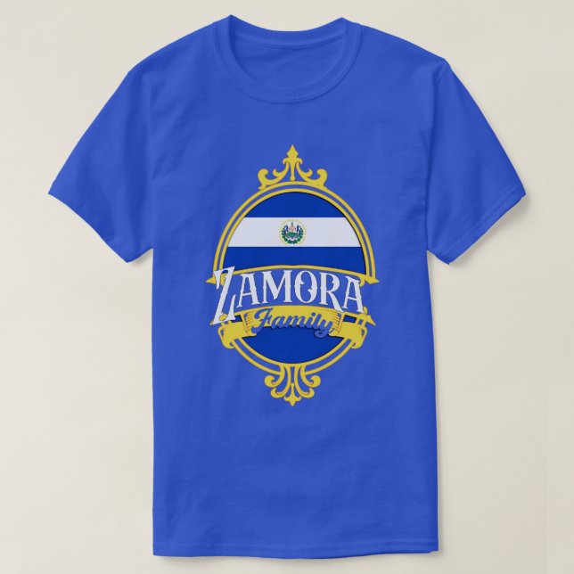 Zamora Family El Salvador T Shirt (Design framsida)