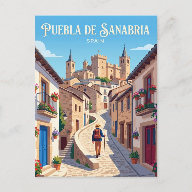 ZAMORA SPANIEN VYKORT (Framsida)