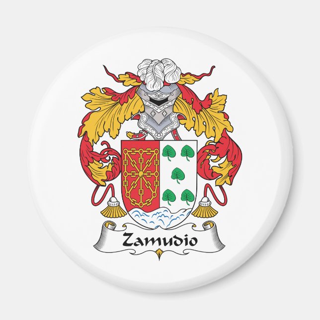 Zamudio Family Crest Magnet (Framsidan)