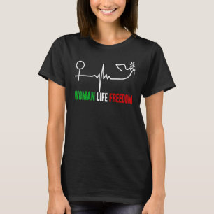 Zan Zendegi Azadi Kvinnor i livet för kvinnor T Shirt