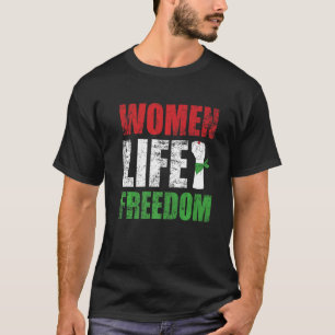 Zan Zendegi Azadi Persian Woman Life Freedom Hand T Shirt