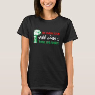 Zan Zendegi Azadi Persisk Kvinna Liv Frihet T Shirt