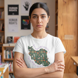 Zan Zendegi Azadi | Persiskt gåva Violett T Shirt