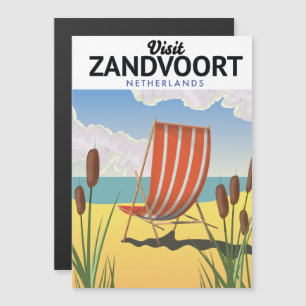 Zandvoort Nederländska reseaffisch