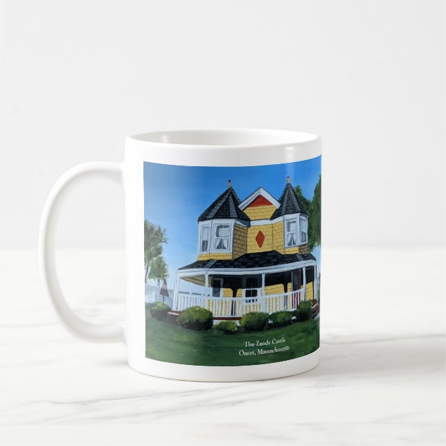 Zandy Castle Cape Cod Victorian Drinkware Kaffemugg (Vänster)