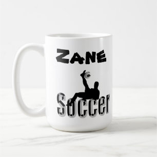 Zane Namn med fotgängardesign, kaffe Mugg