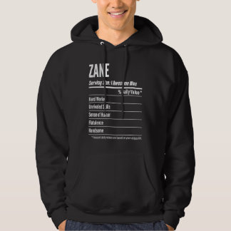 Zane Näringsfakta Serveringsstorlek Kalorier Hoodie