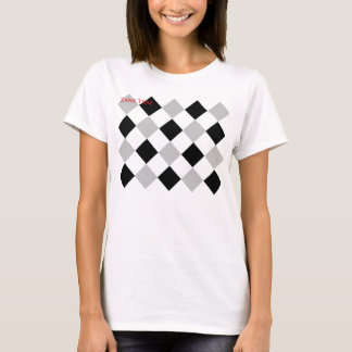 Zane Trae flickaArgyle tryck T Shirt