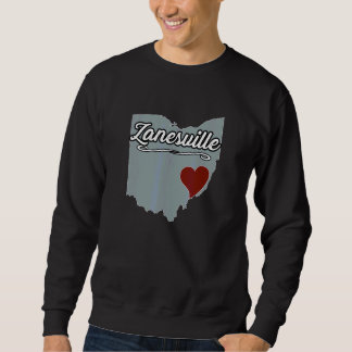 Zanesville Ohio OH Stad Stat USA Söt Souvenir Lång Ärmad Tröja