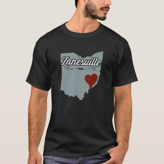 Zanesville Ohio OH Stad Stat USA Söt Souvenir T Shirt