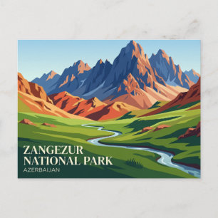 Zangezur nationalpark Azerbajdzjan Vykort