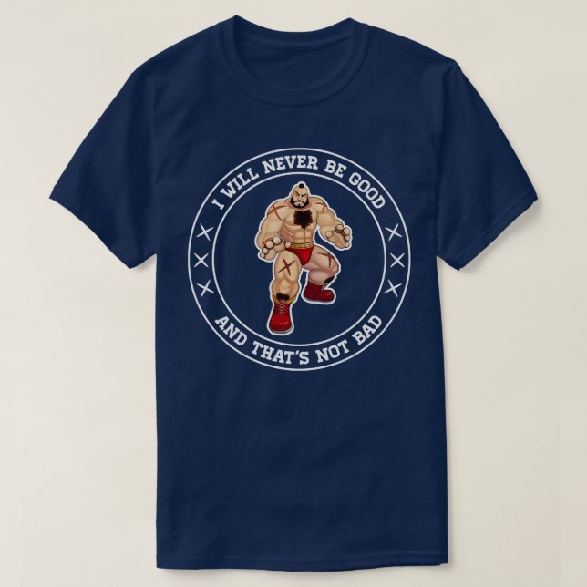Zangief Bad Guy T Shirt (Design framsida)