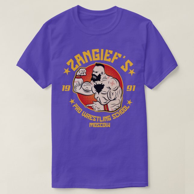 Zangiefs fortplantningsskola t shirt (Design framsida)