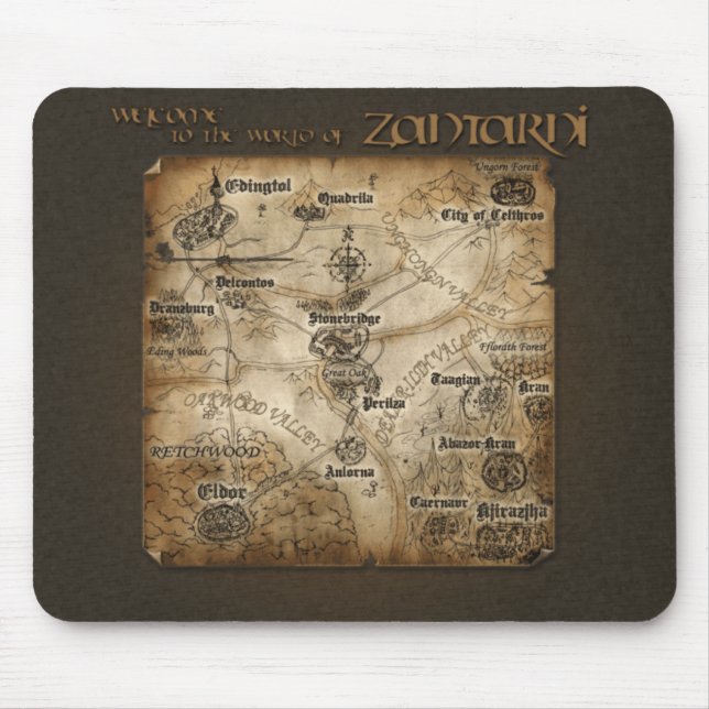 Zantarni karta Mousepad Musmatta (Framsidan)