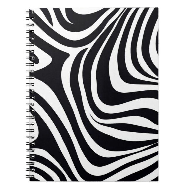 Zany Zebra Zest Anteckningsbok (Framsidan)
