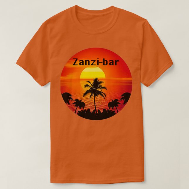 ZANZIBAR (2) T SHIRT (Design framsida)