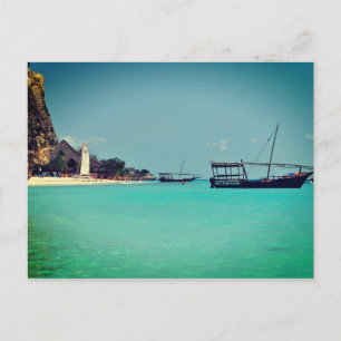 Zanzibar Beach, Afrika Vykort