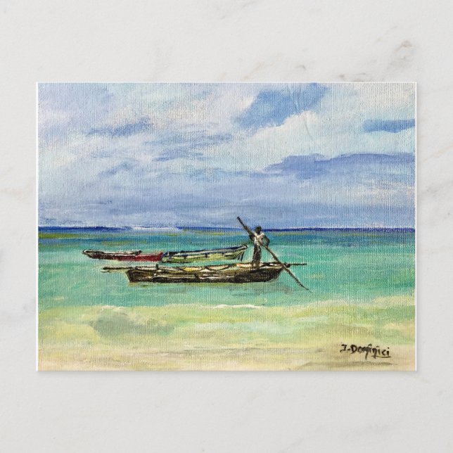Zanzibar Beach, vykort (Framsida)
