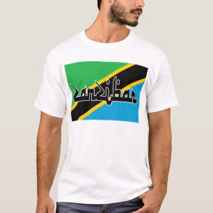 Zanzibar, Flagga Tanzania, Afrikan Öster T Shirt