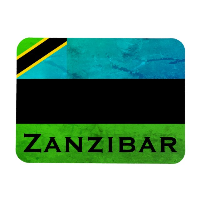 Zanzibar Island, Tanzania Magnet (Horisontell)