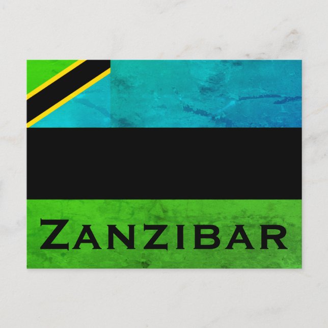 Zanzibar Island, Tanzania Vykort (Framsida)