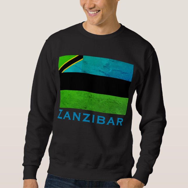 Zanzibar, Tanzania (Indiska oceanen) Lång Ärmad Tröja (Framsida)