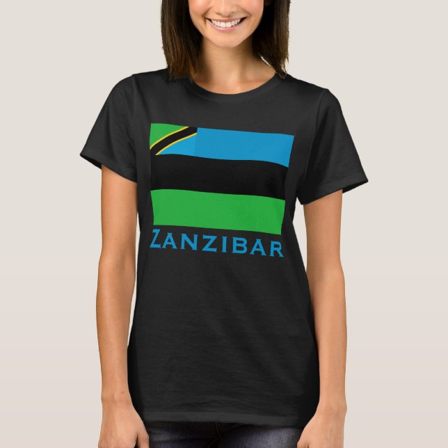 Zanzibar, Tanzania (Indiska oceanen) T Shirt (Framsida)