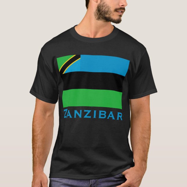 Zanzibar, Tanzania T Shirt (Framsida)