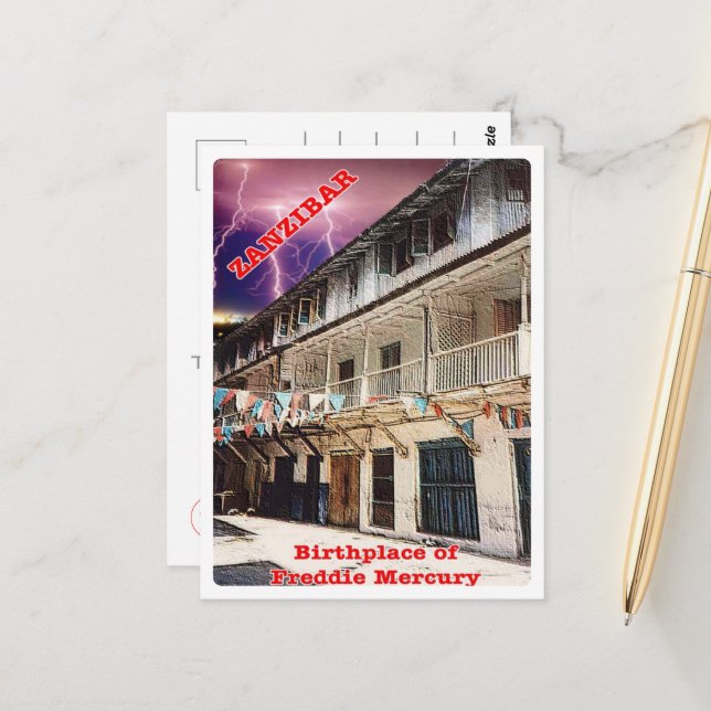 Zanzibar - Tanzania - Vykort (Fram/Back In Situ)