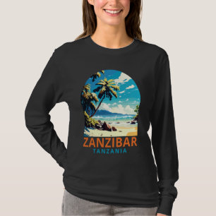 Zanzibar Travel Äventyr Resa prospektering efter Z T Shirt