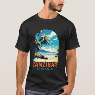 Zanzibar Travel Äventyr Resa prospektering efter Z T Shirt