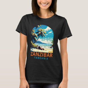 Zanzibar Travel Äventyr Resa prospektering efter Z T Shirt