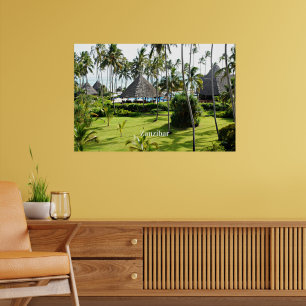 Zanzibar tropiska paradiset poster