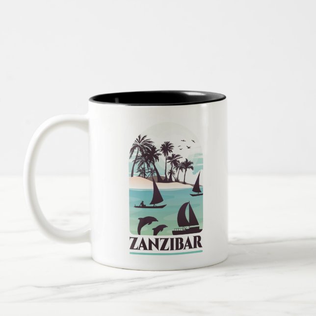 Zanzibar Två-Tonad Mugg (Vänster)