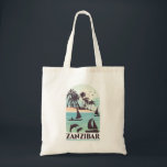 Zanzibar Tygkasse<br><div class="desc">En design för fauxvintage resoraffisch för Zanzibar</div>