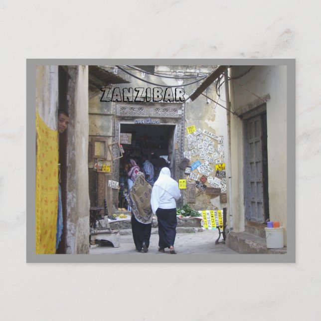Zanzibar Vykort (Framsida)