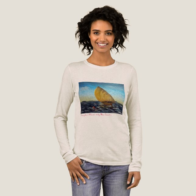 Zanzibars Dhow 4 of 6 Hoodie T Shirt (Hel framsida)
