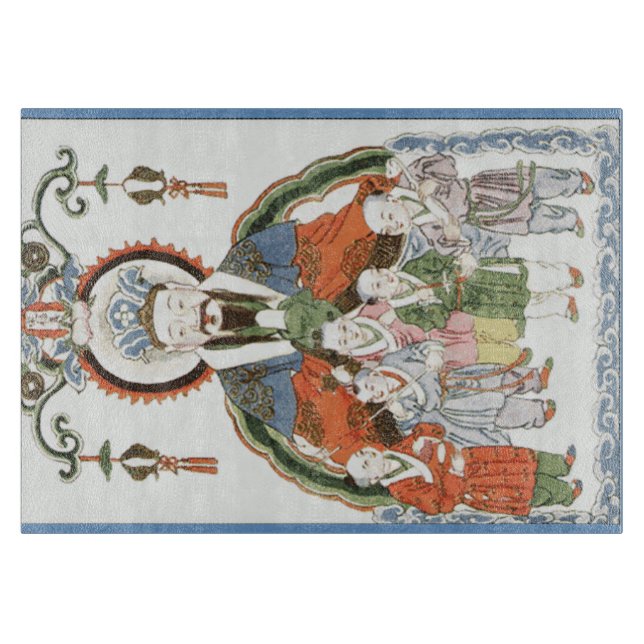 Zao Jun Chinese köksgul skärbräde (Framsidan)