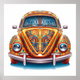 Zap and Roll: Herbie rides Electric Journey Poster