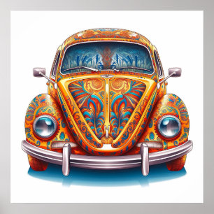 Zap and Roll: Herbie rides Electric Journey Poster