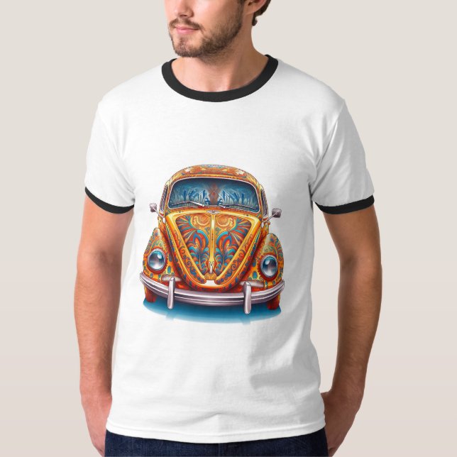 Zap and Roll: Herbie Rides Electric Journey T Shirt (Framsida)
