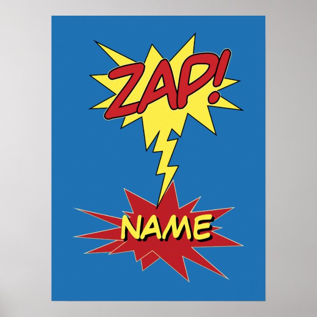 ZAP! anpassningsbar poster (Framsidan)