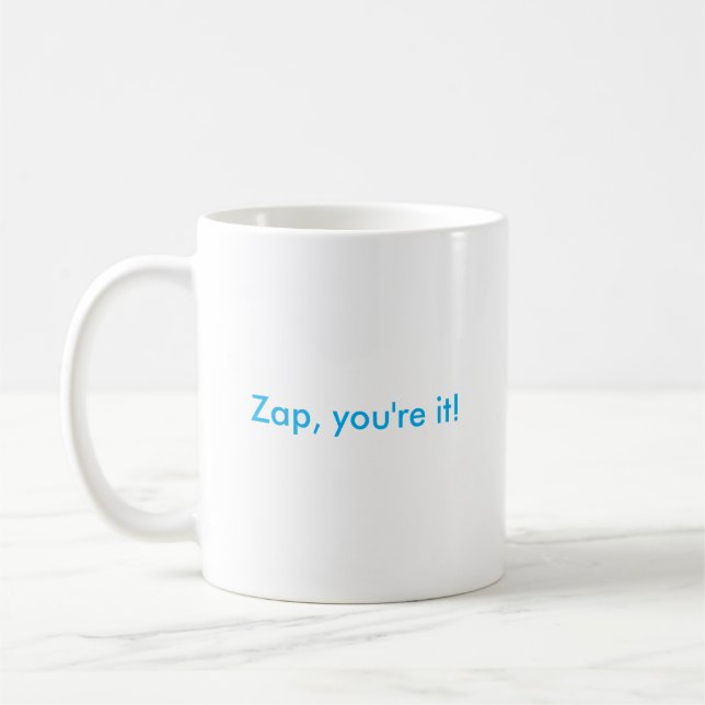 Zap dig är det! mugg (Vänster)